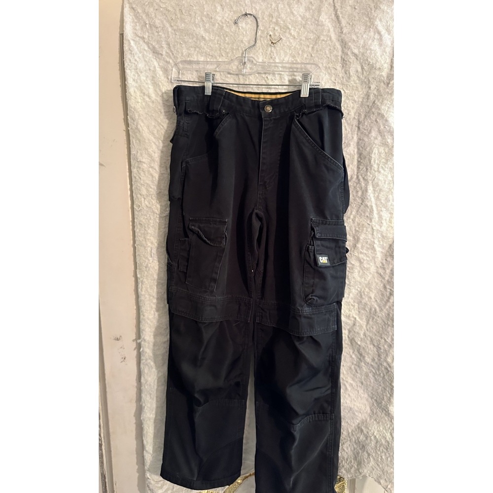 Caterpillar Work Trouser Pants Mens 32/30 Knee Pad Pockets Holster Pockets